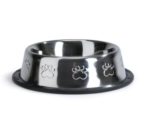 Beeztees Миска стальная хромированная, 13 см