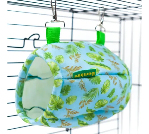 Bambini Pets Гамак подвесной Мяч регби для грызунов и хорьков, 18*13*13 см