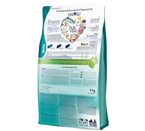 Happy Dog Mini Adult Fit & Vital (Птица), 800 г
