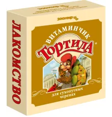 Зоомир Тортила Витаминчик для сухопутных черепах, 50 г