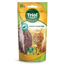 Triol Мини-сердечки из кролика для кошек, 40 г