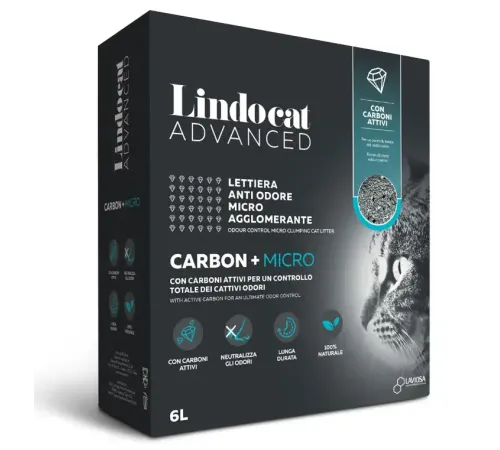 Lindocat Наполнитель Advanced Carbon + Micro, 6 л