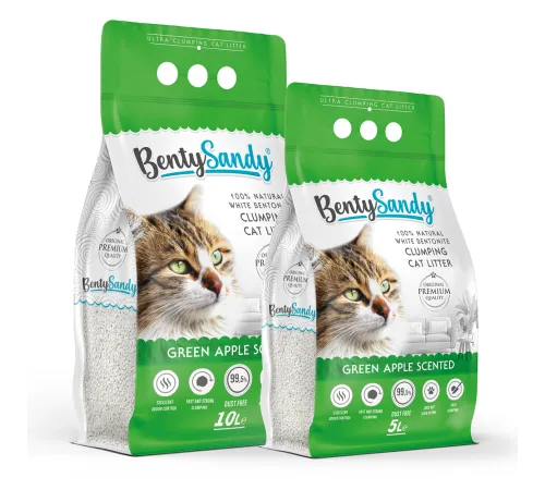 BentySandy Наполнитель Green Apple, 5 л