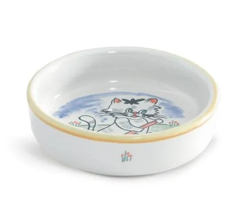 Beeztees Миска фарфоровая с изображением кошки 0,3 л