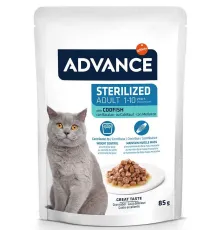 Advance Sterilized Пауч Кусочки трески в соусе, 85 г