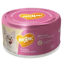Мнямс Тунец в нежном желе для котят, 80 г