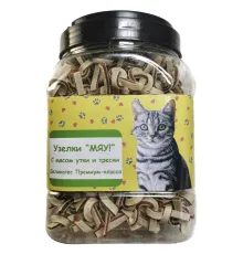 O'dog Узелки МЯУ Мясо утки и трески, 750 г