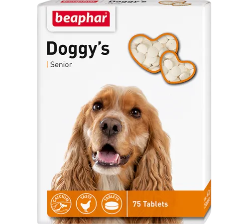 Beaphar Кормовая добавка Senior Doggy's, 75 таб/уп