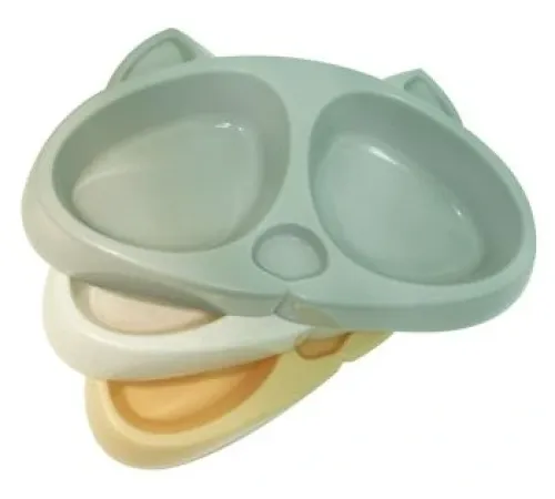 ZooExpress Миска двойная Киска, 2х0,2 л