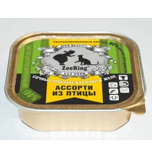 ZooRing Кусочки в желе Ассорти из птицы, 100 г х 16 шт