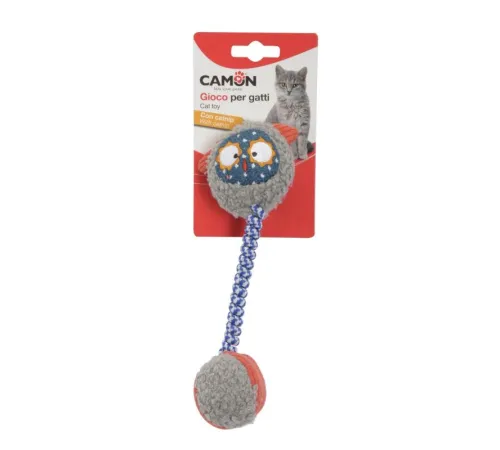 CAMON Котик с пружинкой и кошачьей мятой, 7 х 20 см