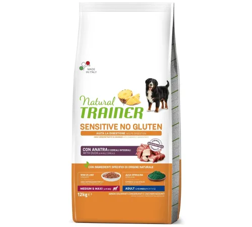 Trainer Natural Sensitive Medium&Maxi Adult (Утка), 12 кг