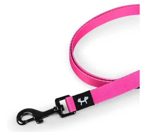 United Pets Поводок Complete me, розовый с желтым, 20 мм, 140 см