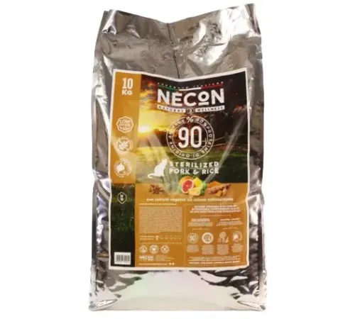 Necon Natural Wellness Sterilized Cat (Свинина и рис), 10 кг