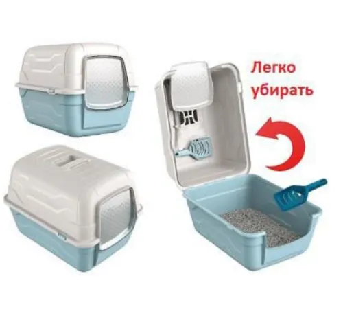 Georplast Туалет Roto Toilet с фильтром и лопаткой, 52х40х40 см