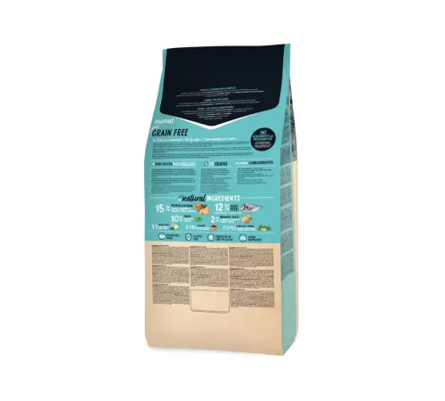 OWNAT Just Grain Free Sterilized Cat (Рыба), 8 кг