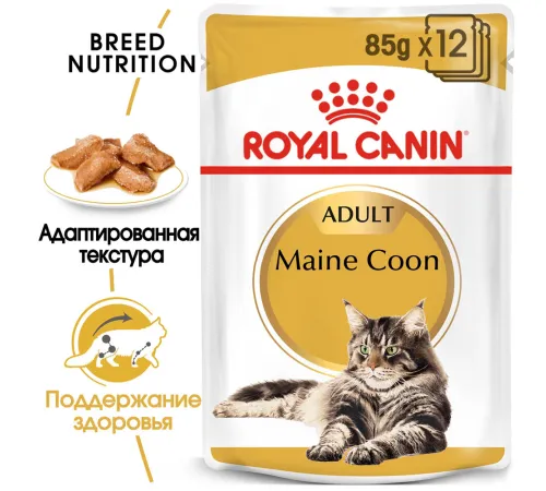 Royal Canin Maine Coon Adult (соус), 85 гр