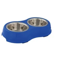 Trixie Миска металлическая 2х0,45л/диам.12см
