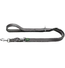 Hunter Поводок T-Leash Divo Reflect, черно-серый, 15/200