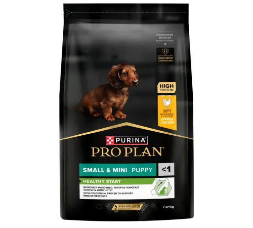 Pro Plan Small & Mini Puppy Healthy Start (Курица), 7 кг