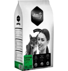 Amity Premium Cats (Курица и рис), 1,5 кг
