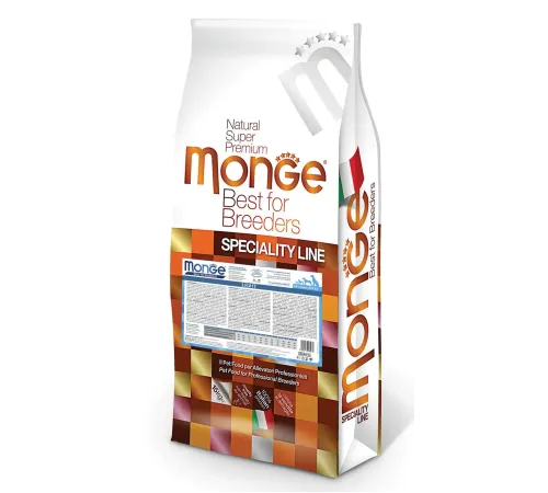 Monge Dog Speciality All Breeds Light (Лосось, рис), 15 кг