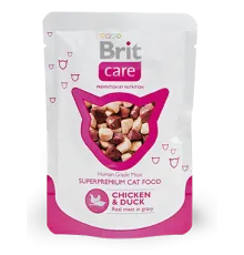 Brit Care Cat Chicken & Duck Pouch 80 г