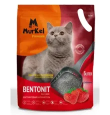 Murkel Наполнитель бентонитовый (Клубника), 5 л/4 кг