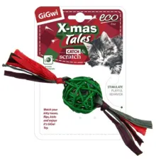 GiGwi X-mas Tales Мячик с колокольчиком 8 см