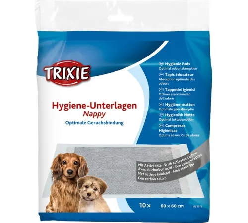 Trixie Пелёнки для животных с активированным углем, 60х60см, 10 шт.