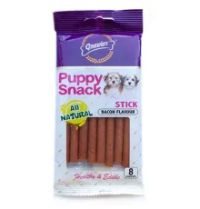 Gnawlers Puppy Stick Лакомство для собак с беконом 80 г