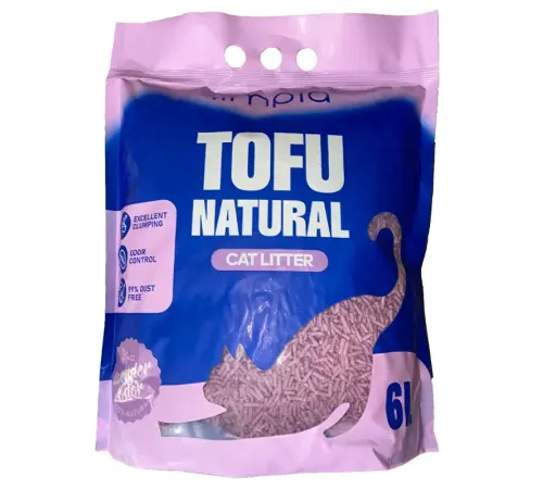 Limpia Наполнитель Tofu (Лаванда), 6 л (2,5 кг)