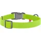Collar Ошейник Waudog Waterproof, салатовый 25 мм, 35 - 58 см