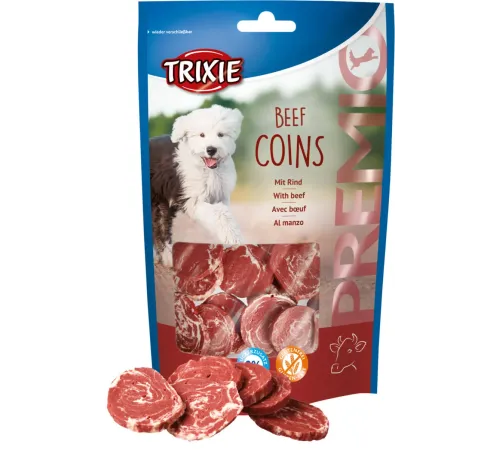 Trixie Premio Монетки из говядины для собак, 100 г
