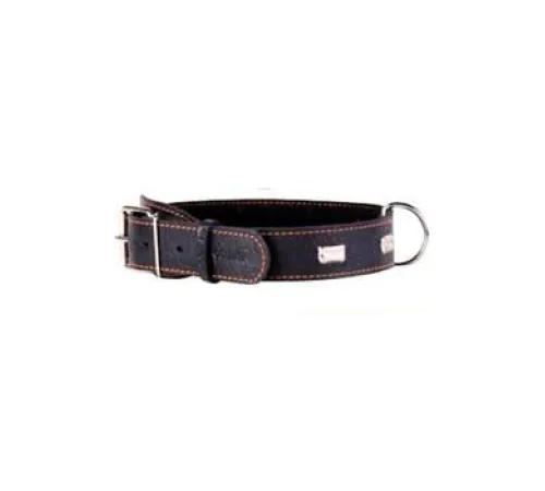 Collar одинарный с украшением MBlack 25 мм, 41-50 см
