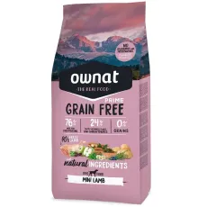 OWNAT Prime Grain Free Adult Mini Dog (Ягненок), 3 кг