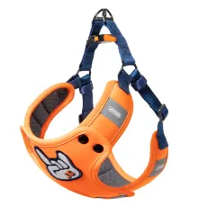 Joyser Мягкая шлейка Mood Harness M (34-48 см), оранжевая
