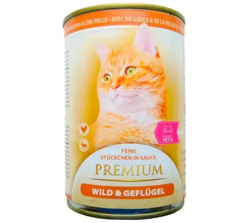 My Happy Pets Premium Консервы для кошек (Дичь, домашняя птица), 415 г