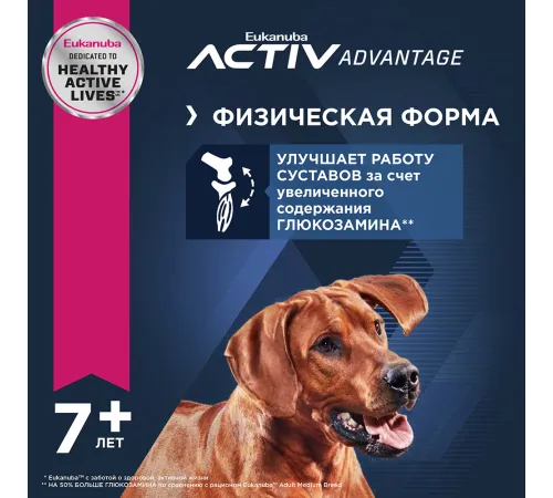 Eukanuba Senior 7+ Large (Птица), 4 кг