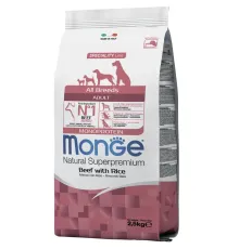 Monge Dog Speciality Adult All Breeds (Говядина, рис), 2,5 кг
