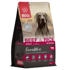 BLITZ Sensitive Adult (Говядина, рис), 1,8 кг