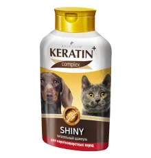 KeratinComplex Shiny Шампунь для короткошерстных кошек и собак, 400 мл