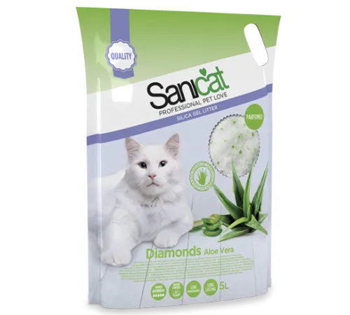 Sanicat Professional силикагелевый (Aloe Vera) 15 л