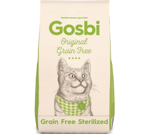 Gosbi Original Grain Free Sterilized Cat, 7 кг