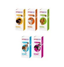 MSD Animal Health жевательные таблетки Bravecto 112,5 мг / 2-4,5 кг