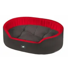 Ferplast Лежанка DANDY 45, черный/красный, 45х35х13 см