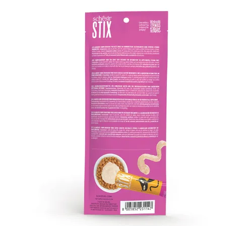 Schesir Stix Крем-лакомство с курицей, 15 г х 6 шт