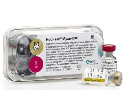 MSD Animal Health Нобивак Myxo RHD 1 доза