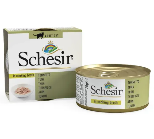 Schesir Tuna (Тунец в бульоне), 70 г