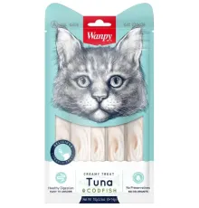 Wanpy Cat Нежное пюре из тунца и трески, 5 шт х14 г